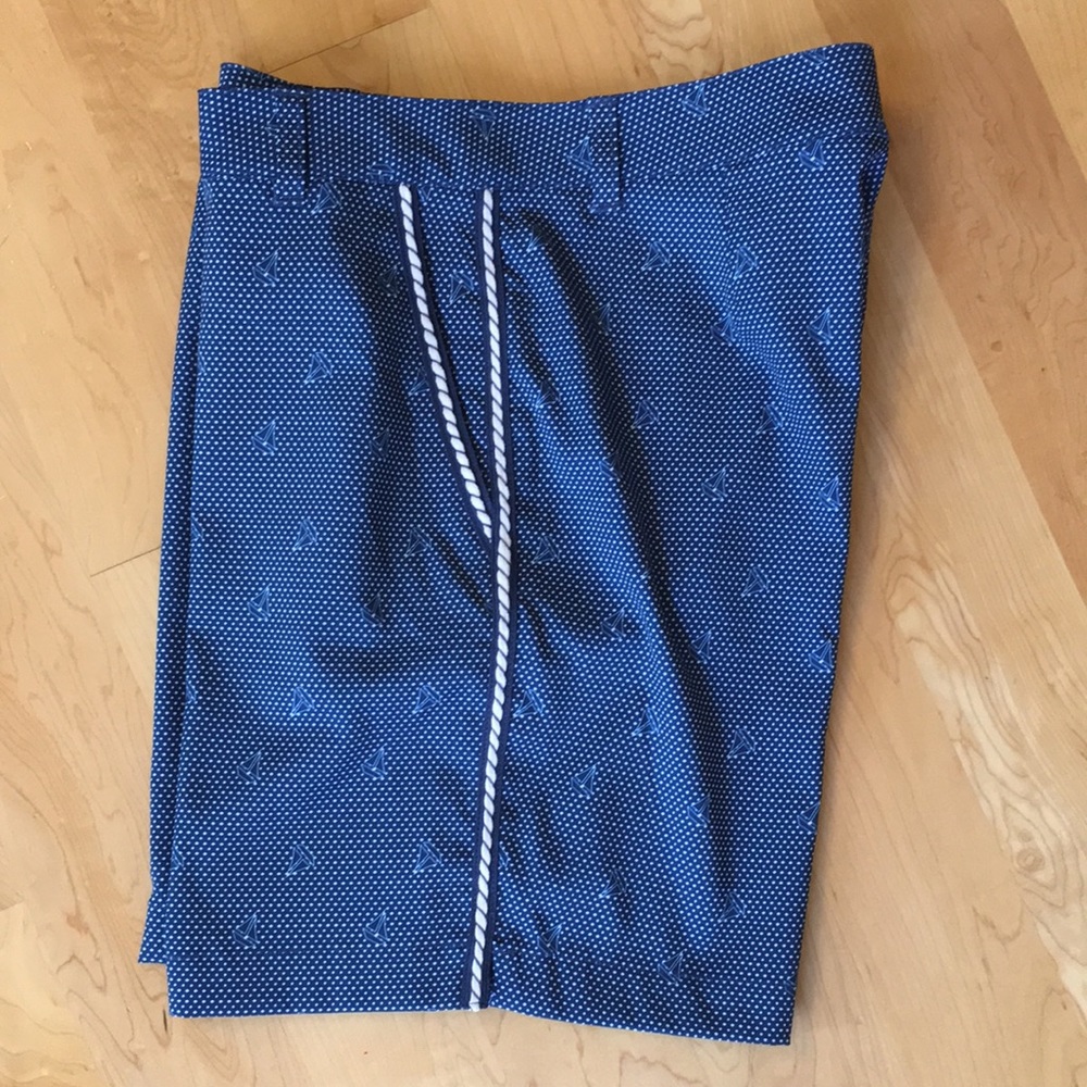 LADY HAGEN | Sailboat ⛵ Print Nautical Golf Shorts - Picture 3 of 15